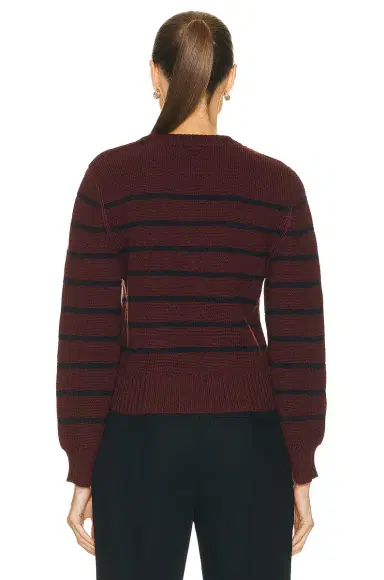 Bottega Veneta Striped Rib Knit Sweater | Thumbnail 4