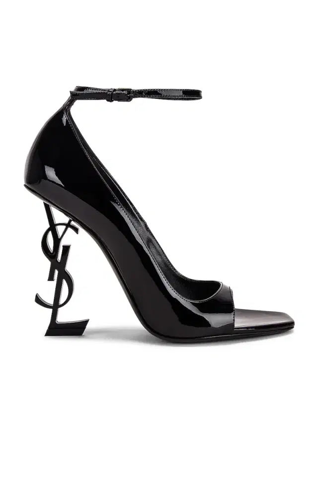 Saint Laurent Tower Opyum Ankle Strap Heels