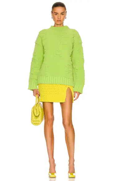 Bottega Veneta Alphabet Chenille Knit Sweater | Thumbnail 5 Bottega Veneta Alphabet Chenille Knit Sweater | Thumbnail 5