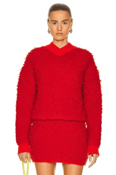 Bottega Veneta Fleece Pullover Sweater | Thumbnail 1 Bottega Veneta Fleece Pullover Sweater | Thumbnail 1