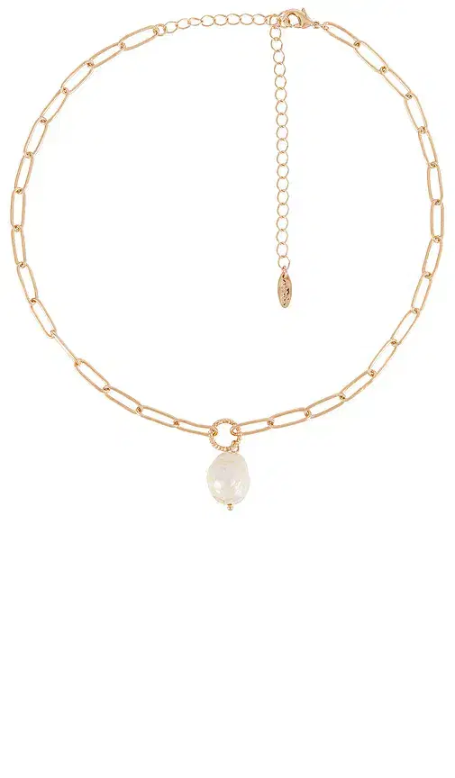 Ettika Pearl Pendant Necklace