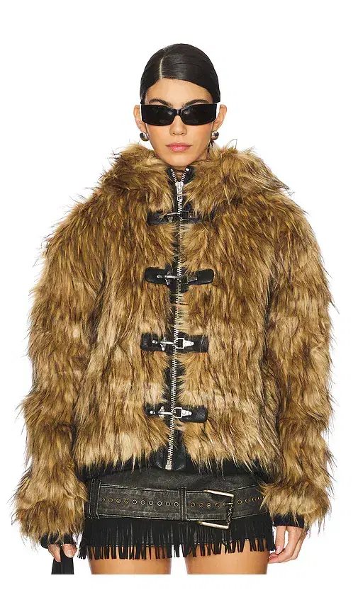Jaded London Mendoza Faux Fur Jacket