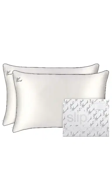 Slip Queen/Standard Just Married Pillowcase Set | Thumbnail 2