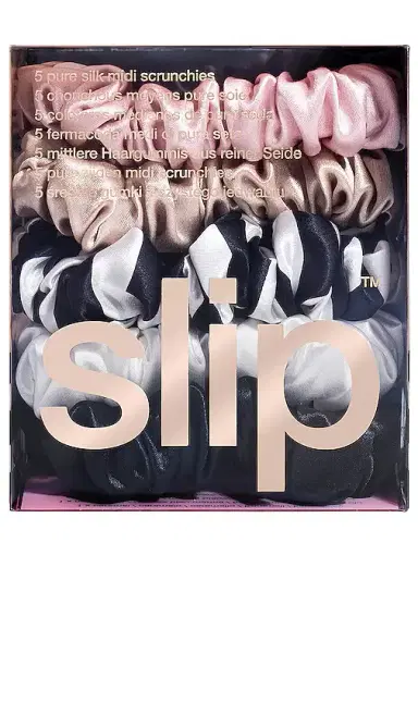 Slip Midi Scrunchies 5 Pack In Multi | Thumbnail 2