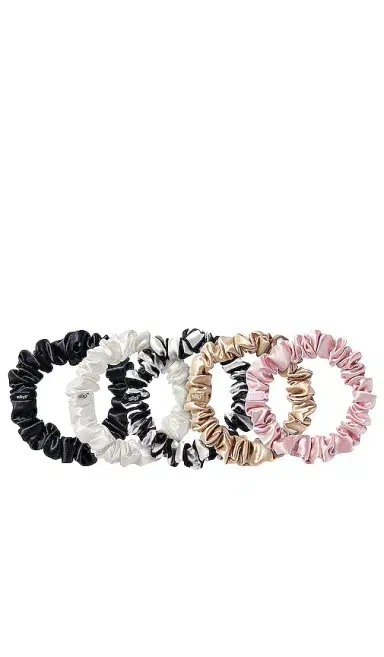 Slip Midi Scrunchies 5 Pack In Multi | Thumbnail 1