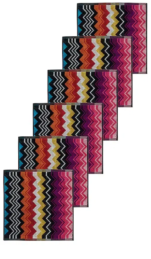 Missoni Home Giacomo Face Towel 6 Piece Set