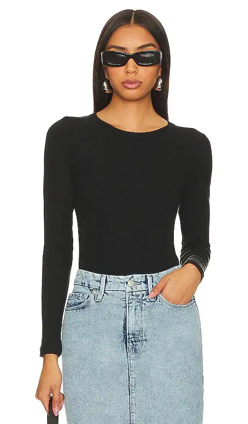 Bailey Long Sleeve Crew Neck Bodysuit