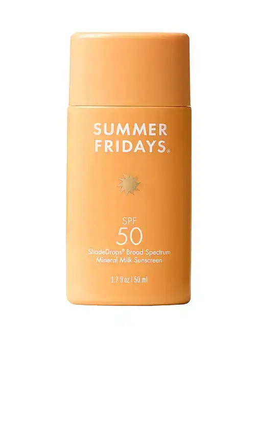 Summer Fridays ShadeDrops Broad Spectrum SPF 50 Mineral Milk Sunscreen