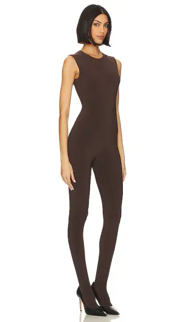 Norma Kamali Sleeveless Catsuit With Footsie | Thumbnail 2 Norma Kamali Sleeveless Catsuit With Footsie | Thumbnail 2