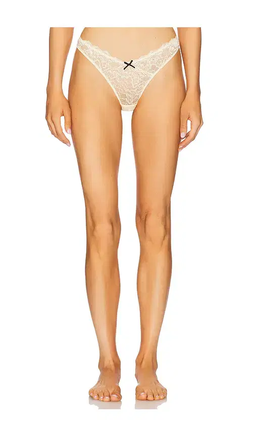 fleur du mal Bianca Lace Thong
