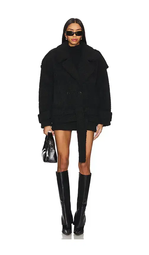 Teddy Belt-detailed Coat