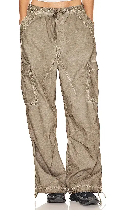 Jaded London Oil Wash Parachute Pants