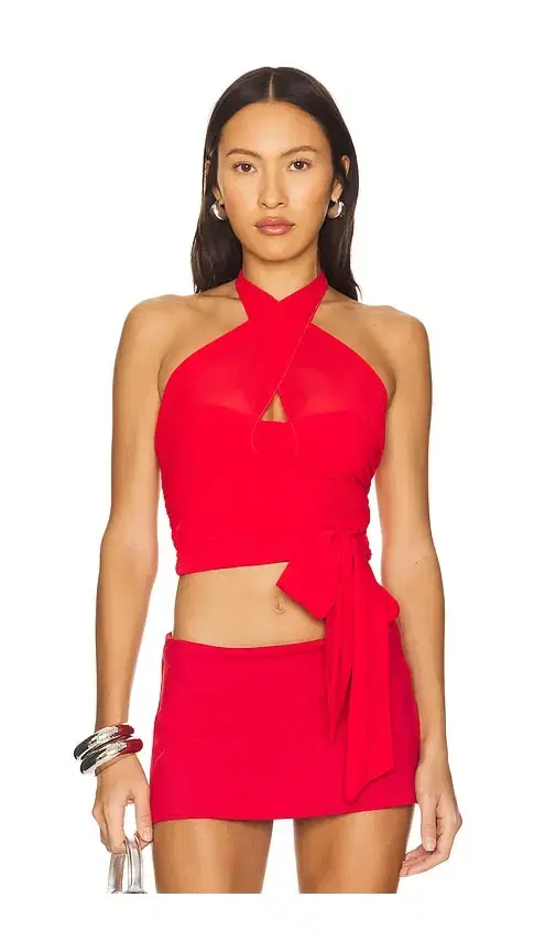Charlize Halter Top