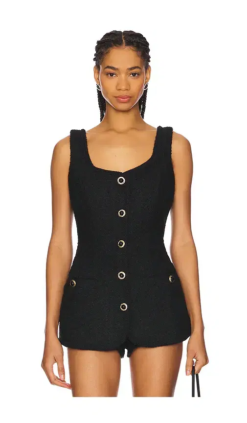 Gabrielle Tweed Top