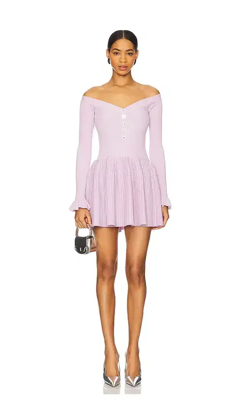 Ribbed Knit Mini Dress