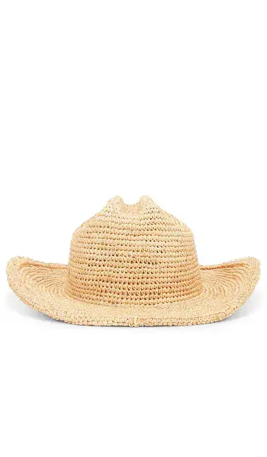 Lack of color Raffia Cowboy Hat | Thumbnail 2 Lack of color Raffia Cowboy Hat | Thumbnail 2