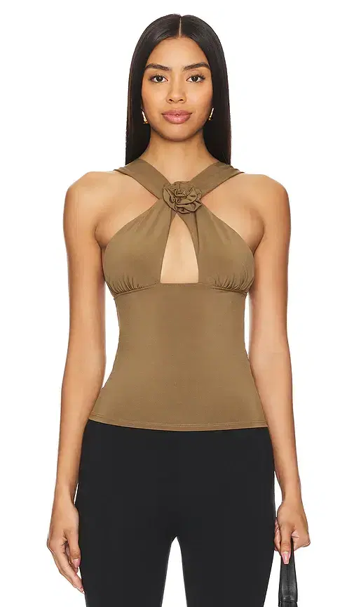 Rose Halter Top