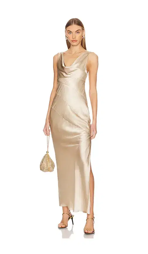 NICHOLAS Sally Cowl Neck Maxi Dress