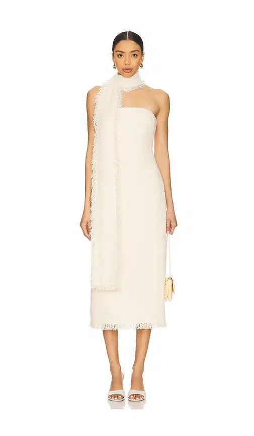 SEROYA Lott Boucle Midi Dress