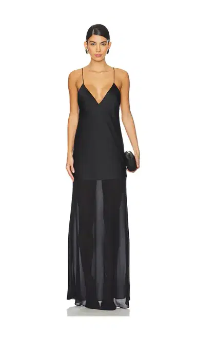 SEROYA Vienna Satin Maxi Dress | Thumbnail 1