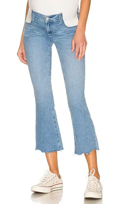 PAIGE Colette Maternity Crop Flare Jeans | Thumbnail 2 PAIGE Colette Maternity Crop Flare Jeans | Thumbnail 2