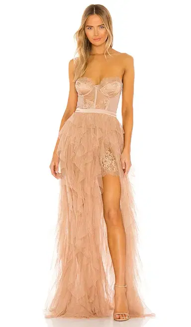 For Love & Lemons X REVOLVE Bustier Gown | Thumbnail 1 For Love & Lemons X REVOLVE Bustier Gown | Thumbnail 1