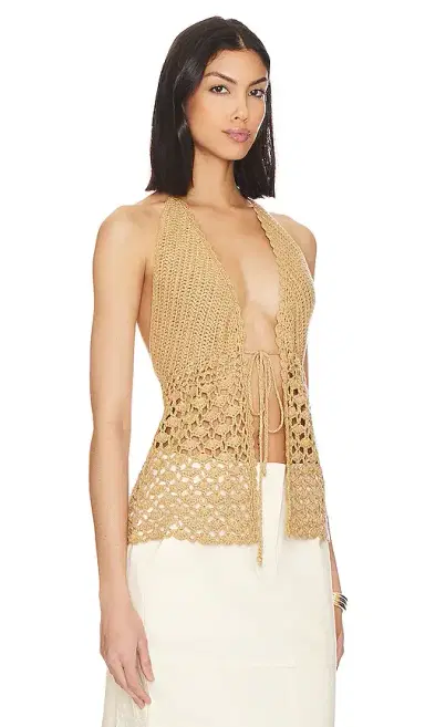 MORE TO COME Alice Tie Front Top | Thumbnail 2