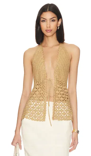 MORE TO COME Alice Tie Front Top | Thumbnail 1