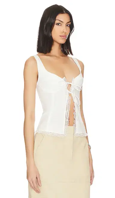 MORE TO COME Cristal Tie Front Top | Thumbnail 2