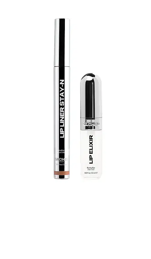 Sacheu Lip Liner STAY-N & Lip Elixir Bundle Line & Shine