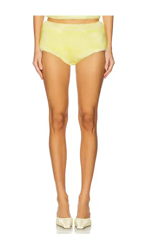 CULTNAKED Micro Faux Fur Shorts