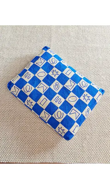Dusen Dusen Tile Embroidered Dog Bed | Thumbnail 2 Dusen Dusen Tile Embroidered Dog Bed | Thumbnail 2