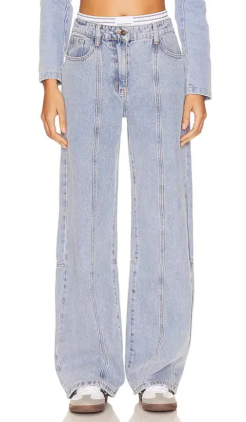 LIONESS Dawson Wide Leg Jeans