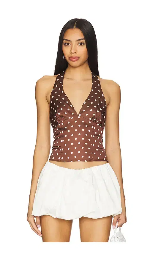 MORE TO COME Vivan Halter Top