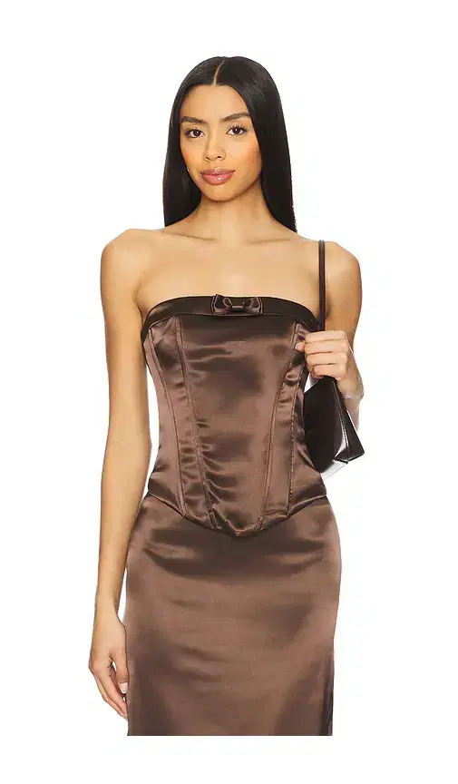 MORE TO COME Elenor Strapless Top
