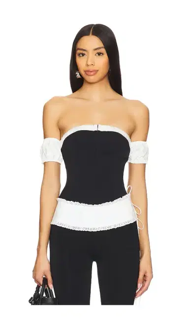 MORE TO COME Caitlyn Off Shoulder Top | Thumbnail 1