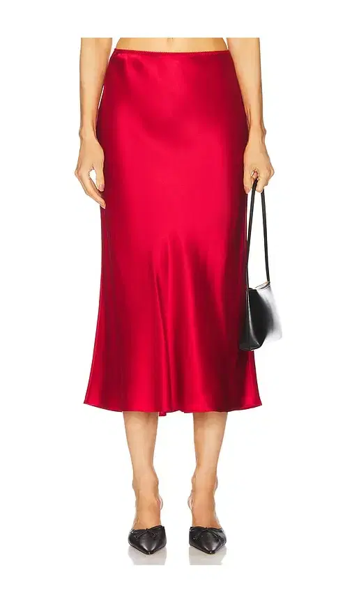 Chana Silk Midi Skirt