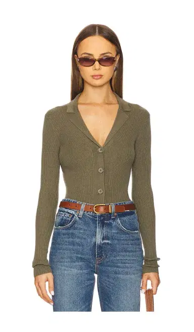 Lovers and Friends Meriah Polo Cardigan | Thumbnail 1 Lovers and Friends Meriah Polo Cardigan | Thumbnail 1