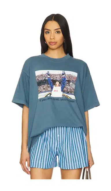 Philcos Talladega Nights If You Ain't First, You're Last Boxy Tee | Thumbnail 1