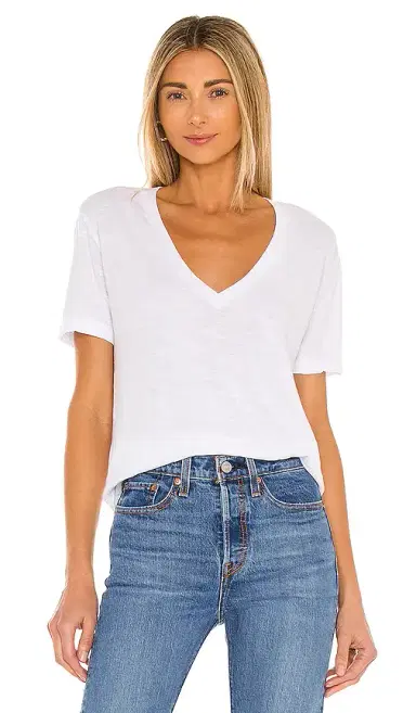 Monrow Oversized V Neck Tee | Thumbnail 1 Monrow Oversized V Neck Tee | Thumbnail 1