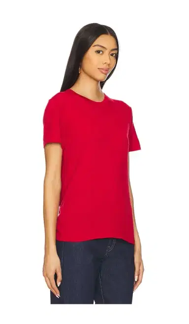 Enza Costa Silk Knit Perfect Tee | Thumbnail 2