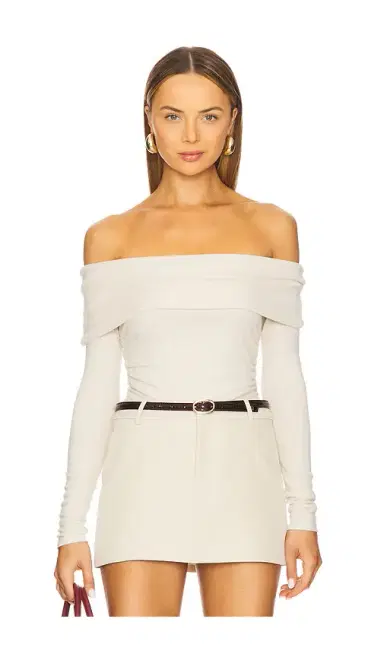 Elodie the Label Kate Off Shoulder Knit Top | Thumbnail 1