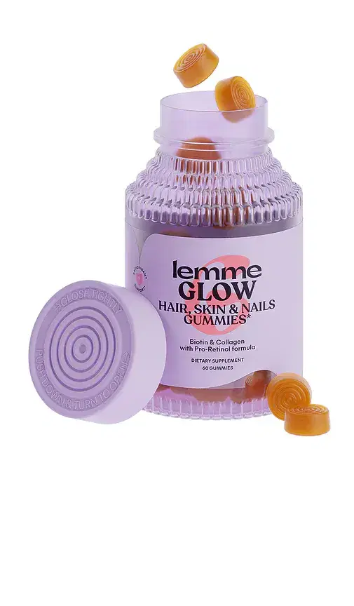 Lemme Glow, Hair, Skin & Nails Gummies