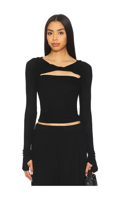 Michael Lauren Azura Knotted Neck Top | Thumbnail 1 Michael Lauren Azura Knotted Neck Top | Thumbnail 1
