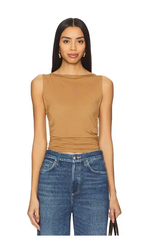Rag & Bone Luca Shirred Tank