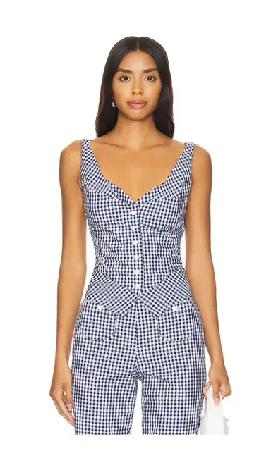 Frankies Bikinis Parlour Poplin Blouse | Thumbnail 1 Frankies Bikinis Parlour Poplin Blouse | Thumbnail 1