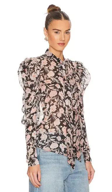 Bardot Amielie Floral Blouse | Thumbnail 2