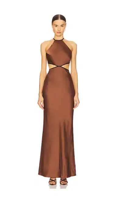 MISHA Edem Backless Maxi Dress | Thumbnail 1