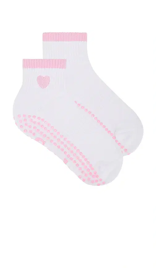 Pink Heart Sock