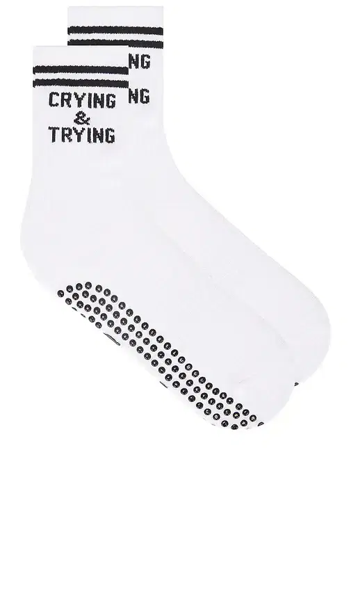 Souls. Crying & Trying Grip Socks